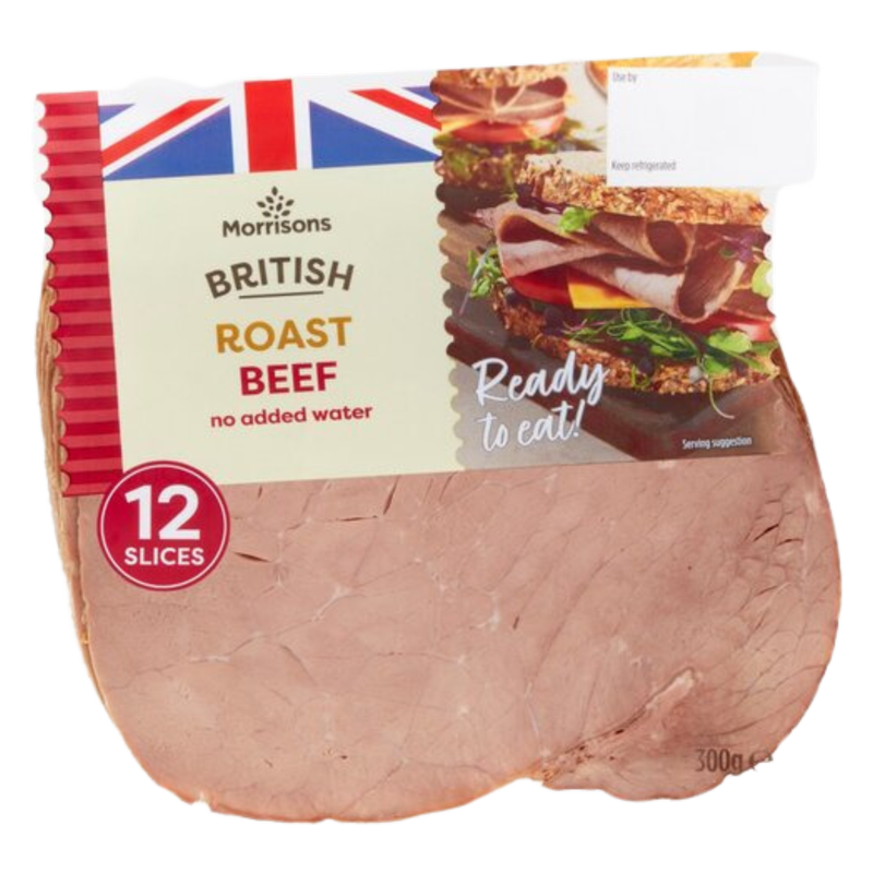 Morrisons British Roast Beef Slices, 90g
