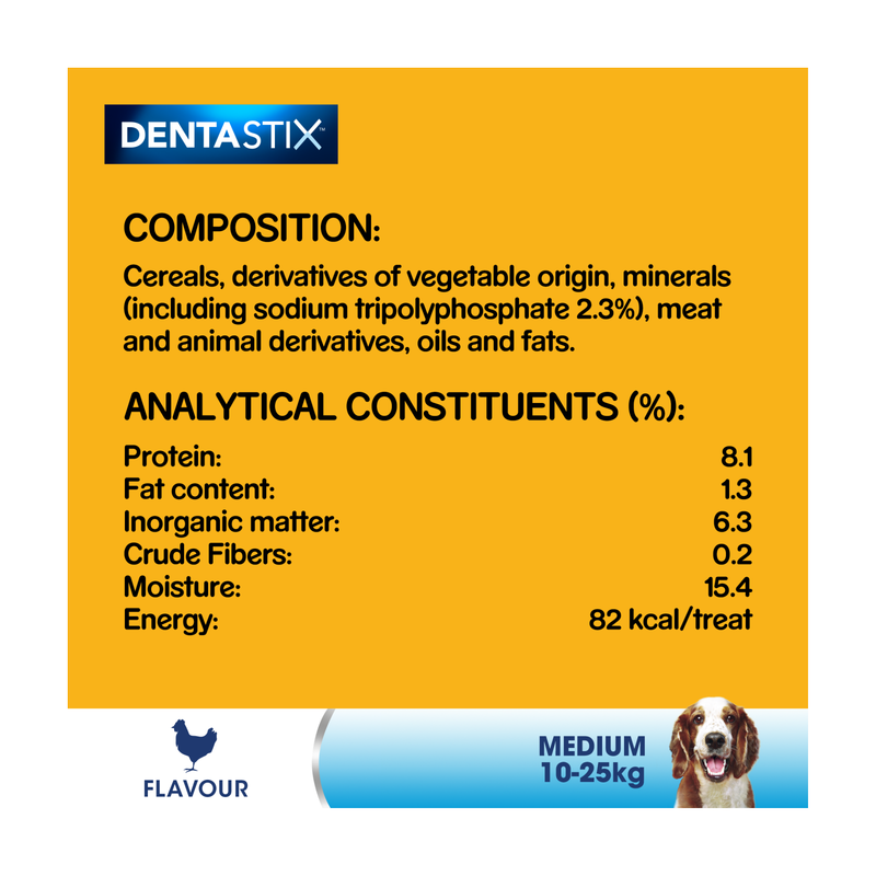 Pedigree DentaStix Daily Dental Chews Medium Dog, 5pcs