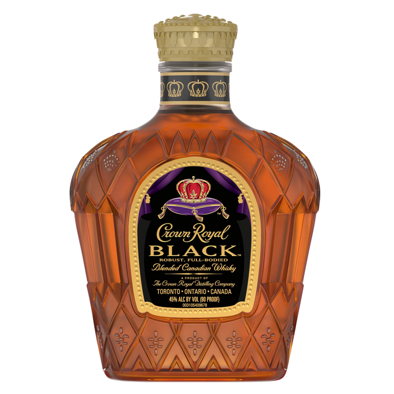 Crown Royal Black Blended Canadian Whisky, 375 mL