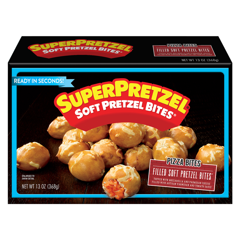 SuperPretzel Frozen Soft Pretzel Pizza Bites 15oz