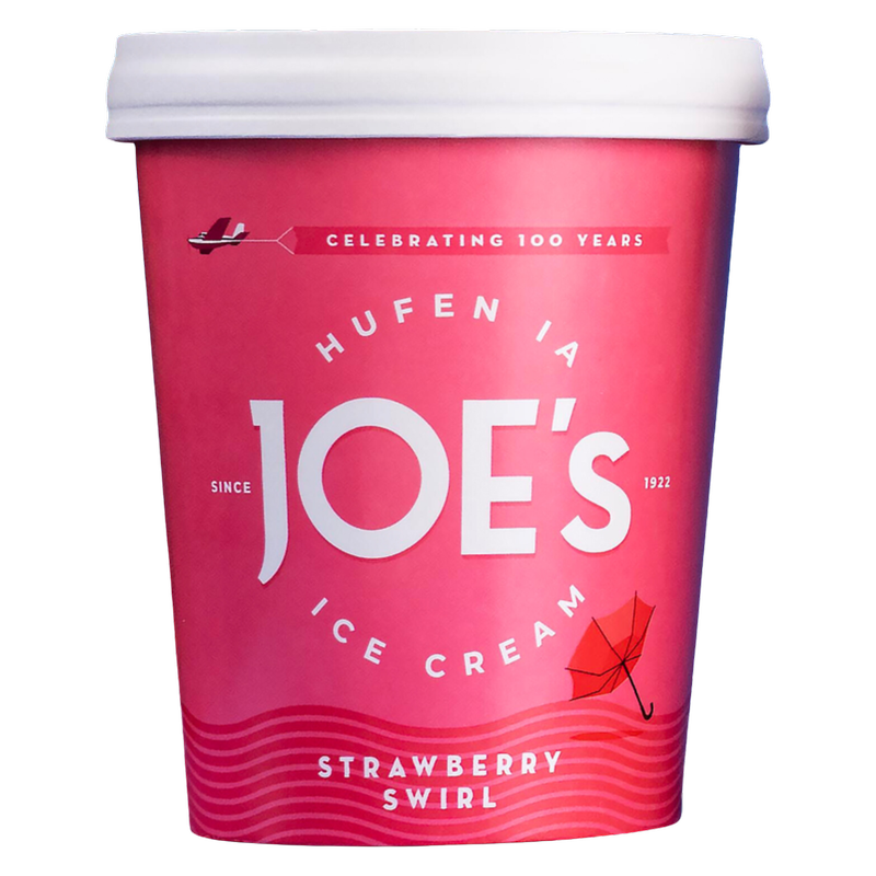 Joe's Strawberry Swirl Ice Cream, 500ml