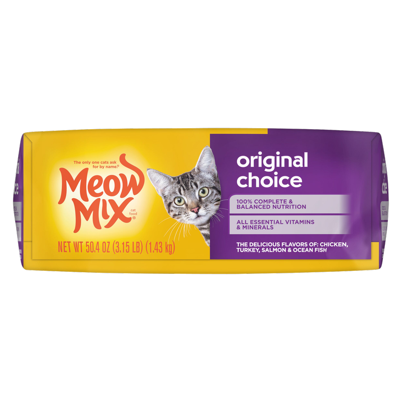 Meow Mix Original Choice Dry Cat Food 3.15lbs