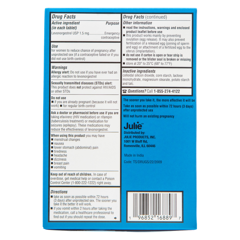 Julie Emergency Contraceptive