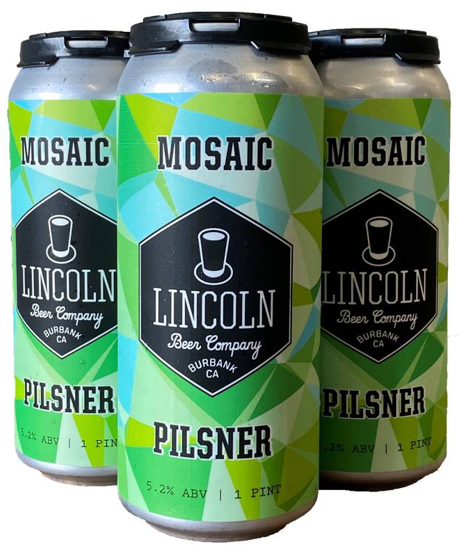 Lincoln Beer Co. Mosaic Pilsner (4PKC 16 OZ)