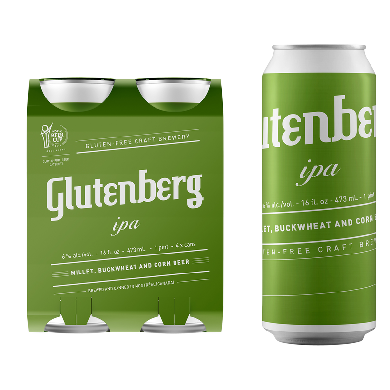 Glutenberg IPA Gluten Free 4pk 16oz Can