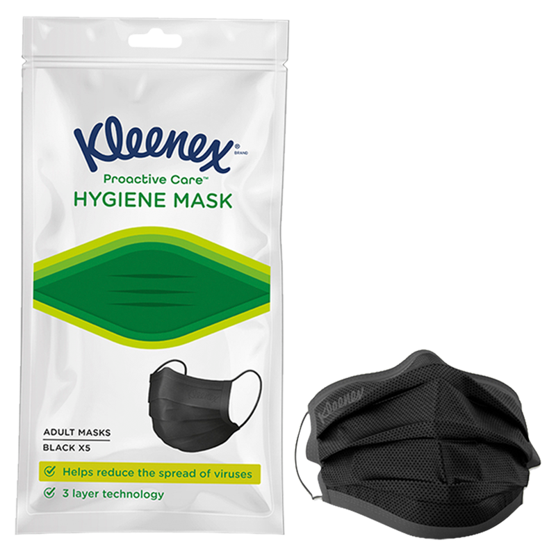 Kleenex Hygiene Face Masks Adult Size, 5pcs