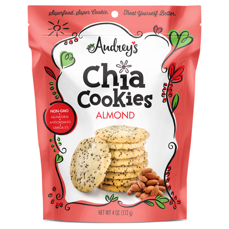 Audrey's Chia Cookies Almond 4oz