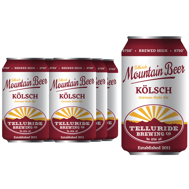 Telluride Brewing Company Mountain Beer Kolsch 6pk 12oz Can 5.2% ABV