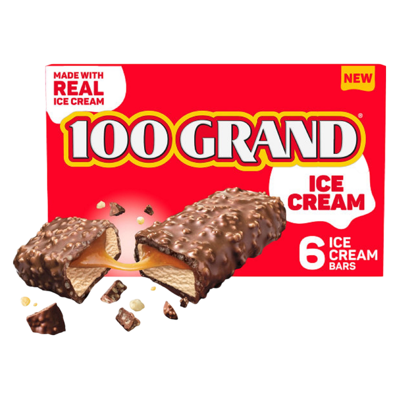 100 Grand Ice Cream Bars, 6ct