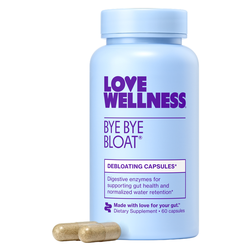 Love Wellness Bye Bye Bloat Debloating Capsules 60ct