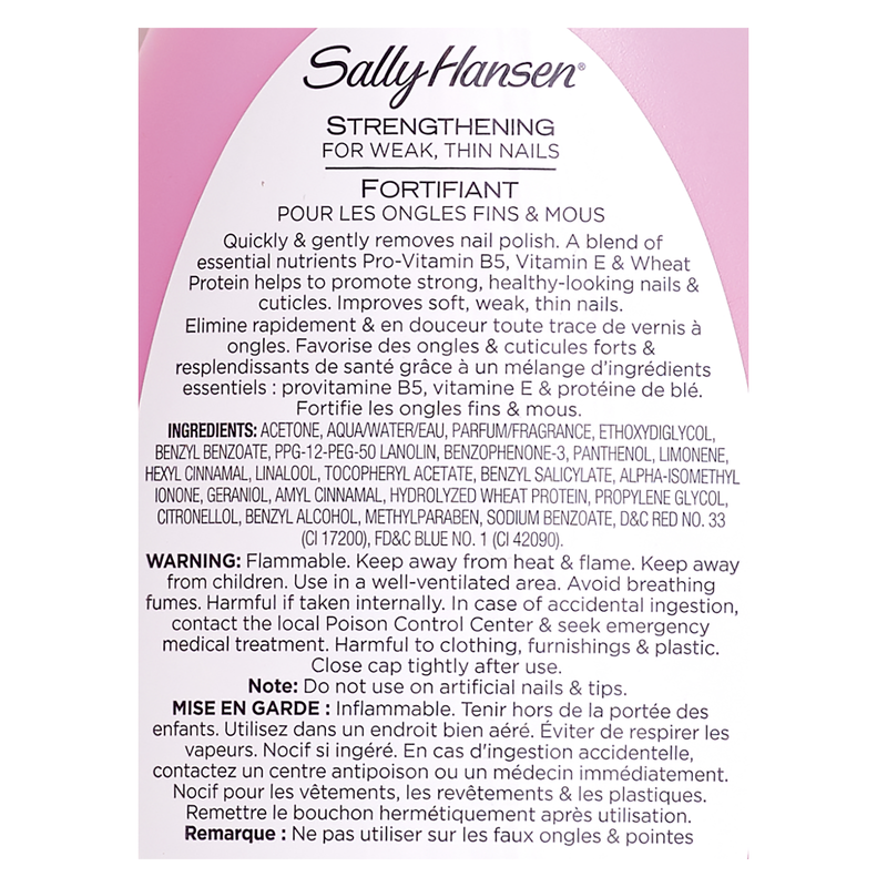 Sally Hansen Pro-Vitamin Strengthening Nail Polish Remover 8oz