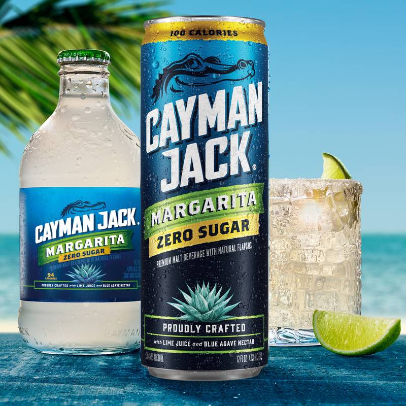 Cayman Jack Margarita Zero Sugar 6pk 11.2oz Btl 4.8% ABV