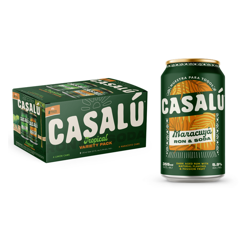 Casalu Variety Ron & Soda 8pk 12oz 5.9% ABV