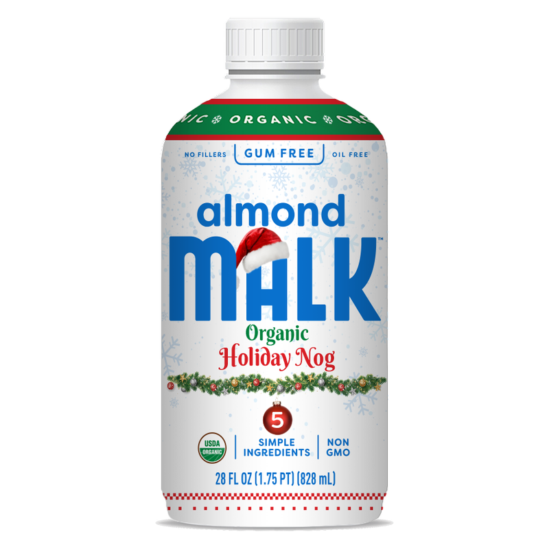 MALK Organic Holiday Nog Almond 28oz Btl