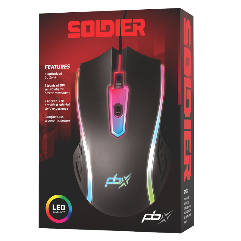 PBX Soldier Wired Gaming Mouse