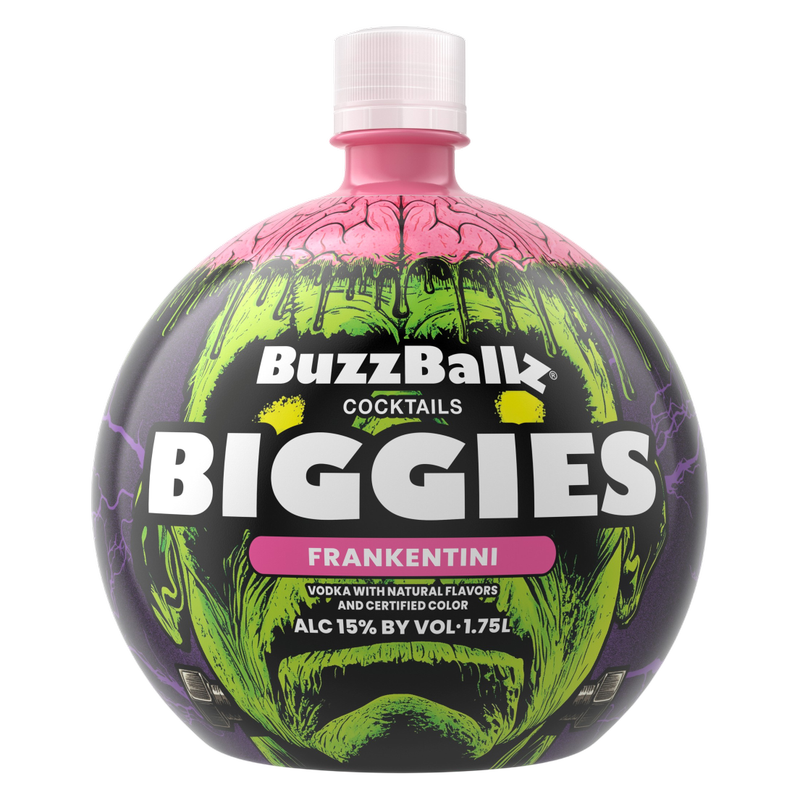 BuzzBallz Biggies Frankentini Cocktail, 1.75l, 30 Proof (15% ABV)