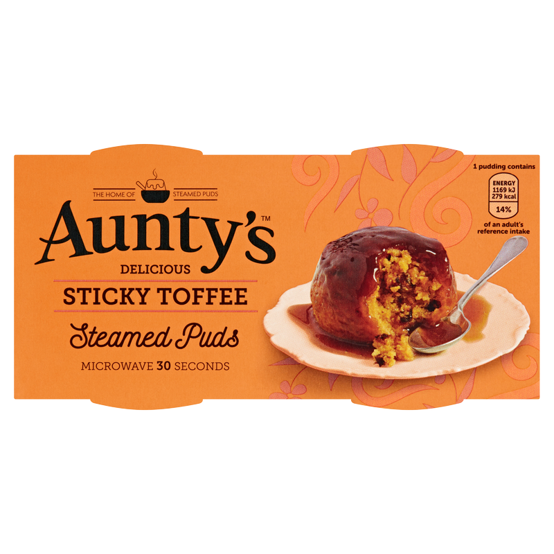 Aunty's Sticky Toffee Steamed Puddings, 190g