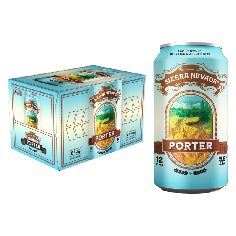 Sierra Nevada Porter Craft Beer 6pk 12oz Cans