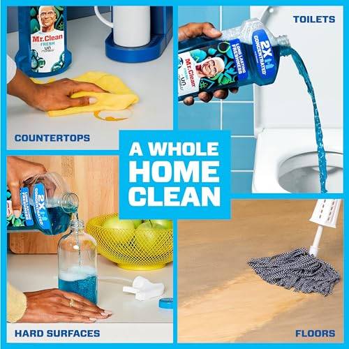Limpiador multiusos Mr. Clean, líquido para trapear pisos, Unstopables, 41 oz