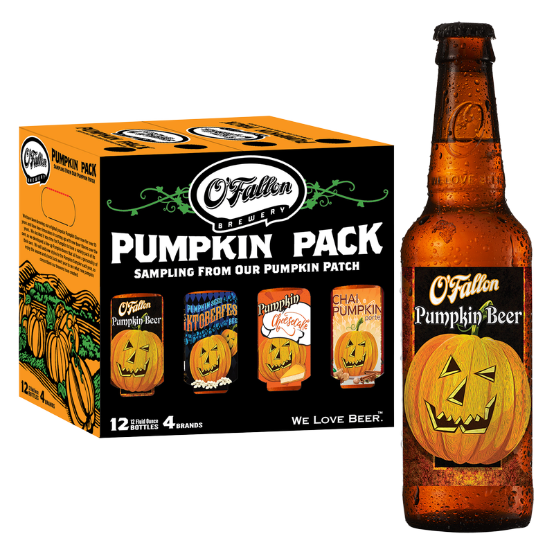 O'Fallon Pumpkin Variety Pack 12pk 12oz Btl 5.8% ABV