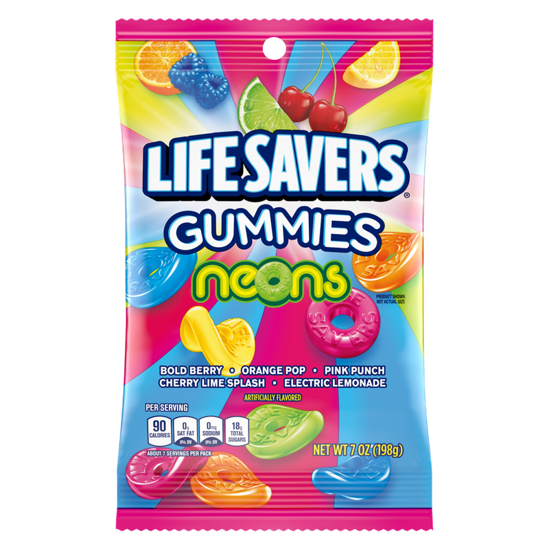 Life Savers Neon Gummies 7oz