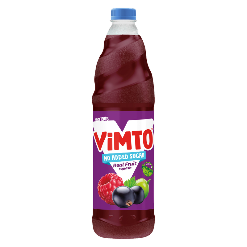 Vimto Original No Added Sugar Real Fruit Squash, 1L