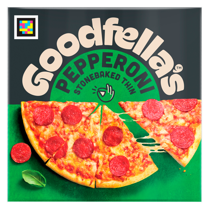 Goodfellas Stone Baked Thin Pepperoni Pizza, 332g