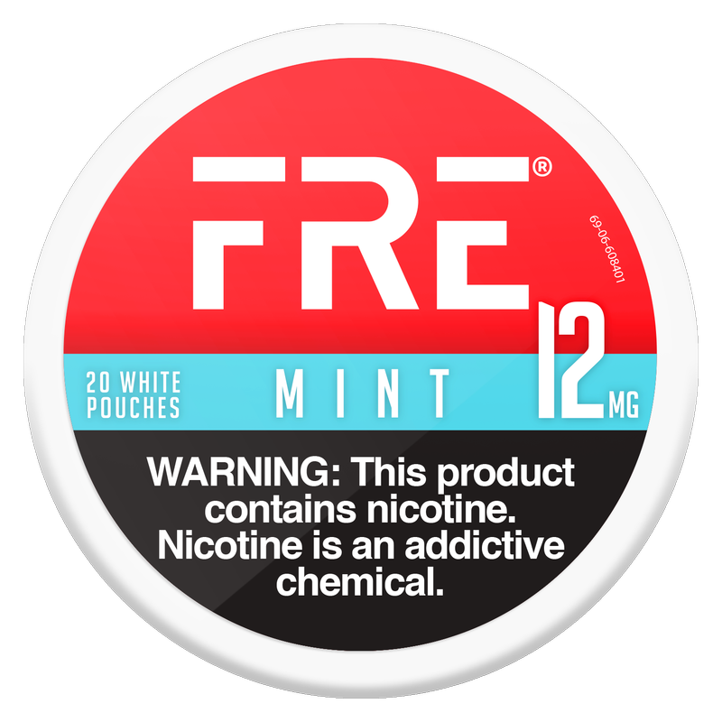FRE Mint Nicotine Pouches, 12mg