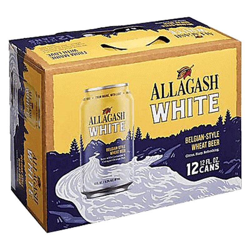 Allagash White Ale 12pk 12oz Can 5.20% ABV