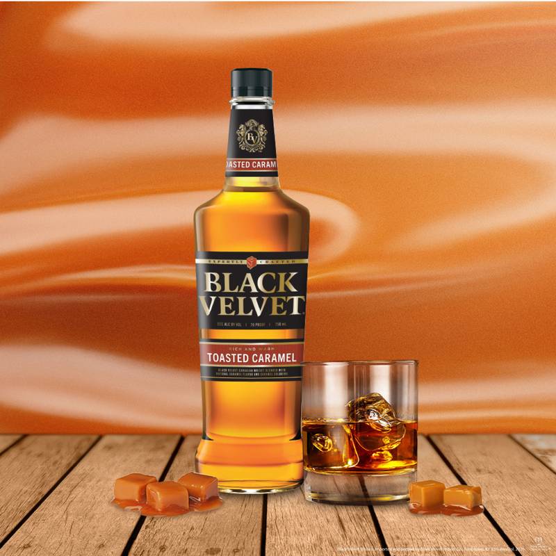Black Velvet Toasted Caramel 750ml
