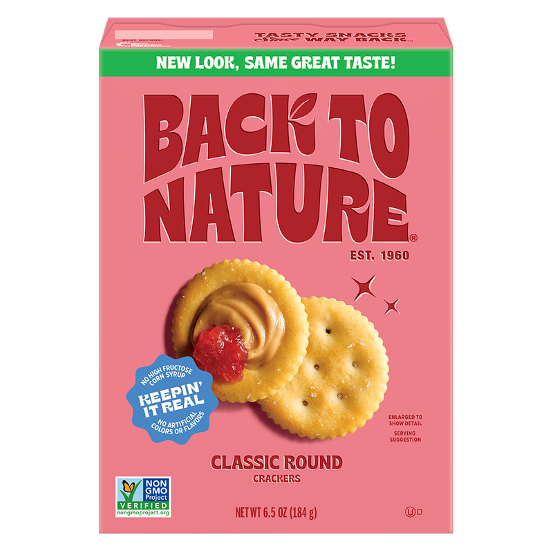 Back To Nature Classic Round Crackers, 6.5oz
