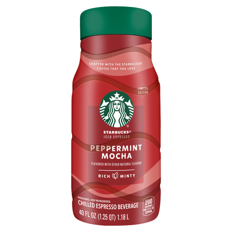 Starbucks Iced Peppermint Mocha Latte 40oz