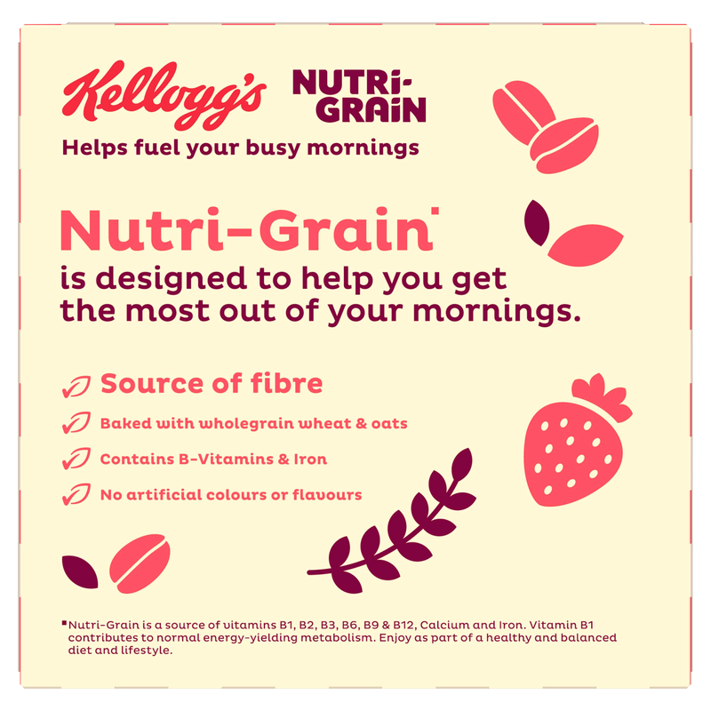 Kellogg's Nutrigrain Strawberry, 6 x 37g