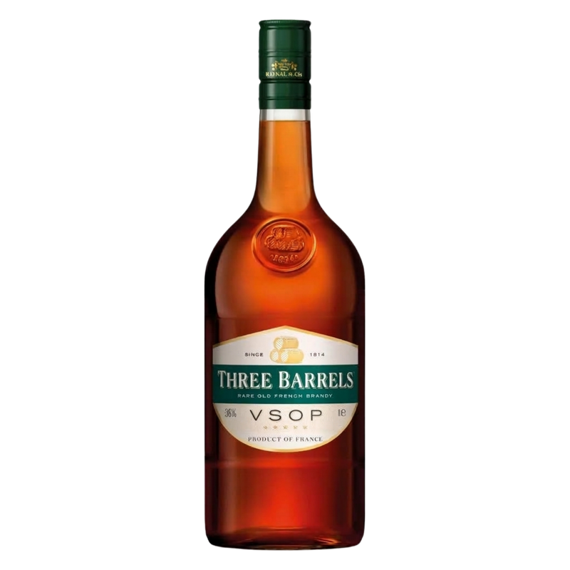 三桶法国白兰地 VSOP，1L