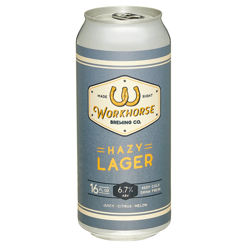 Workhorse Hazy Lager 4pk 16oz Can 6.7% ABV