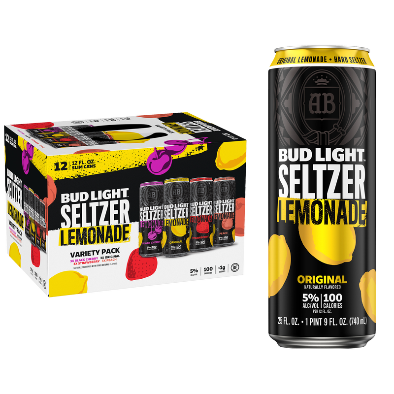 Bud Light Lemonade Seltzer Variety 12pk 12oz Can