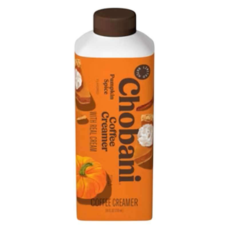 Chobani Pumpkin Spice Dairy Creamer 24oz Ctn