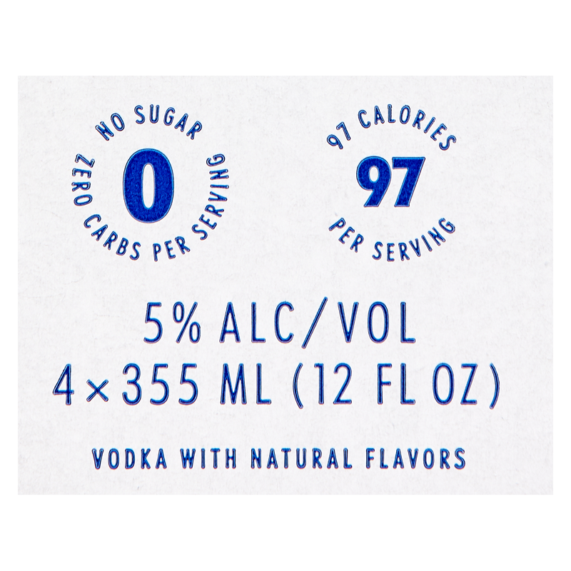 Absolut Lime & Cucumber Vodka Soda 4pk 12oz Can 5.0% ABV