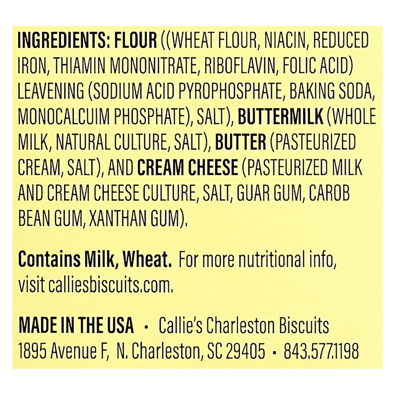 Callie's Buttermilk Biscuits - 6ct