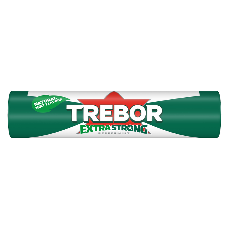 Trebor Extra Strong Peppermint, 4 x 36.4g