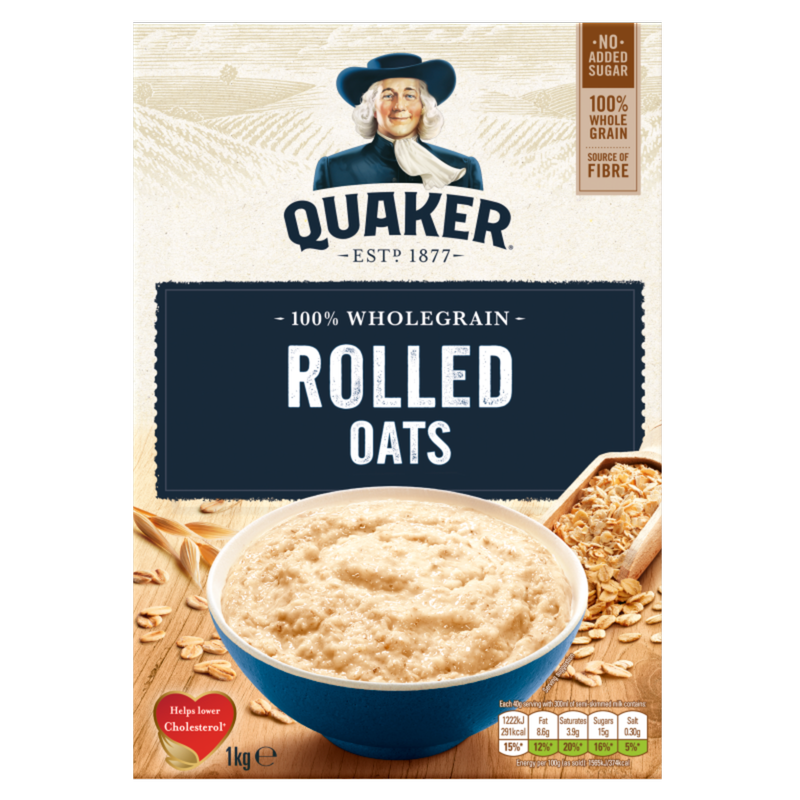 Quaker Rolled Oats Porridge, 1kg