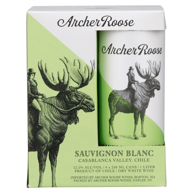 Archer Roose Sauvignon Blanc, Canned White Wine 4pk 250ml