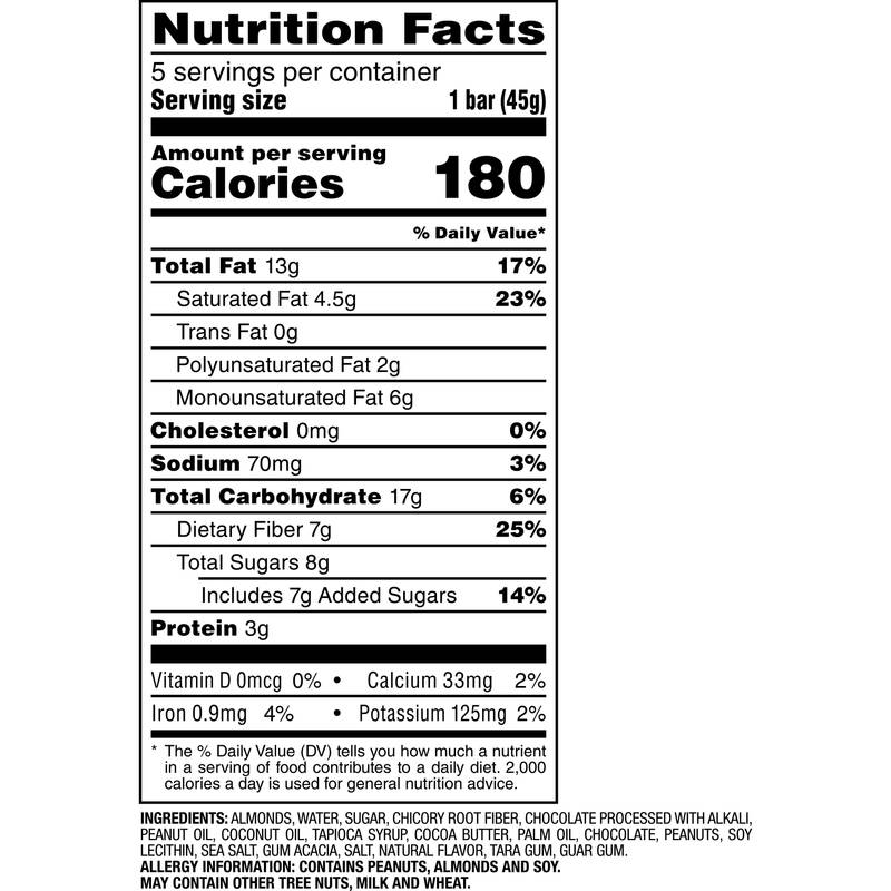 KIND FROZEN Dark Chocolate Almond Sea Salt & Nut Plant Based Frozen Treat Bars, 5 Pack, 1.6 Oz Bars 
