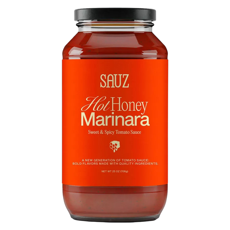 Sauz Hot Honey Marinara Pasta Sauce, 25oz. 