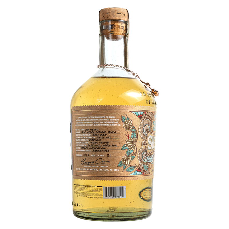 Siempre Reposado Tequila 750 ml (80 Proof)