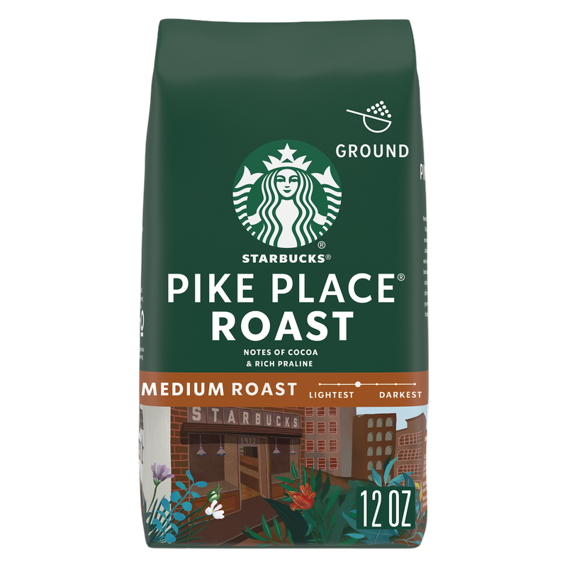 Starbucks Pike Place Roast Ground Coffee 12oz
