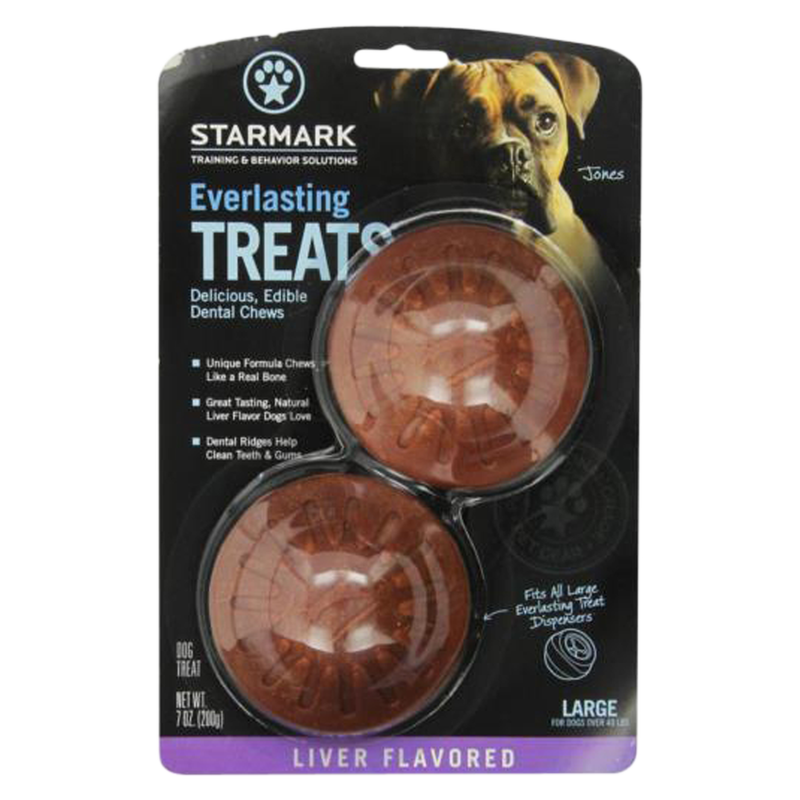 Starmark Everlasting Treats Liver Dental Dog Treats Large