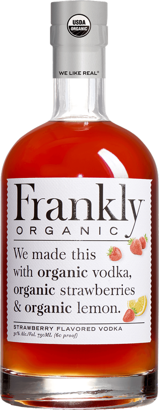 Frankly Organic Strawberry Vodka 750ml