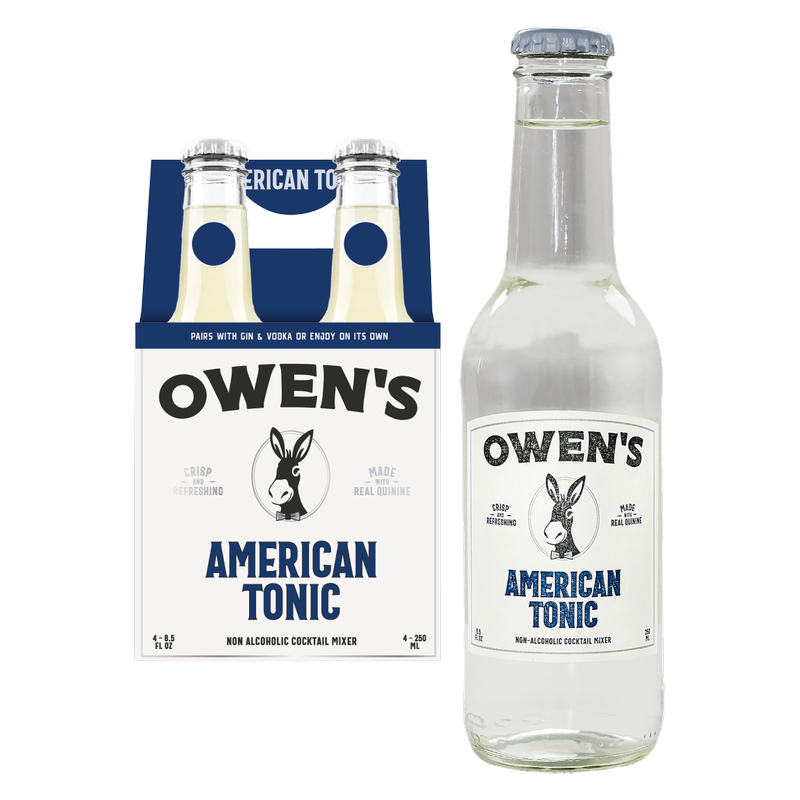 Owen's American Tonic 250ml 4pk Bottles