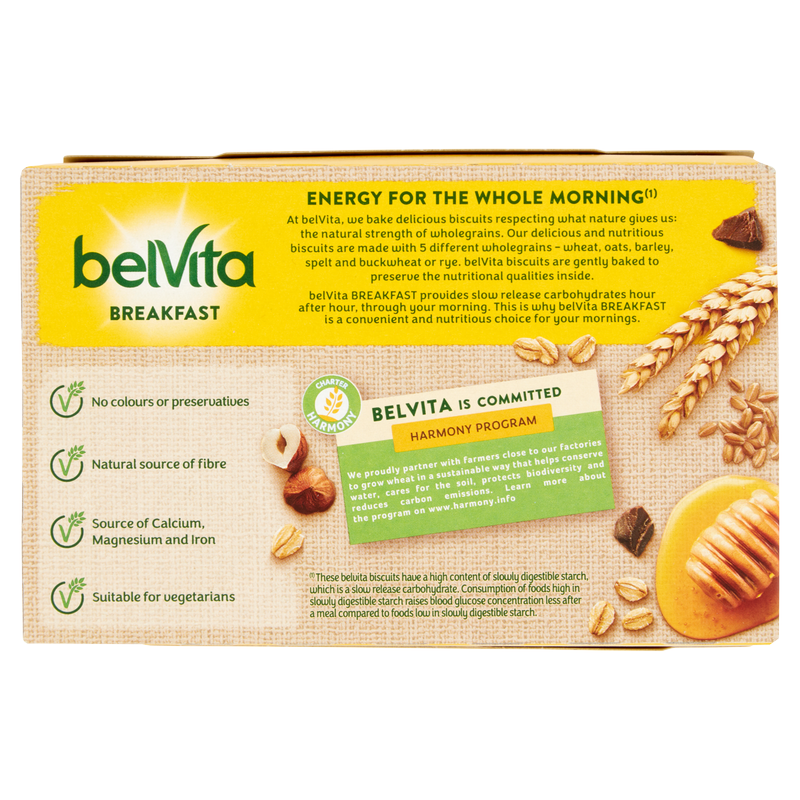 Belvita Honey, Nuts & Chocolate Chip Breakfast Biscuits, 5 x 45g